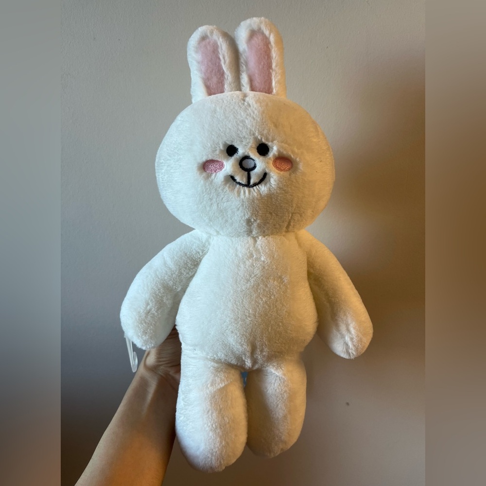NWT Browns & Friends Line Friends Baby White Bunny Plush Toy